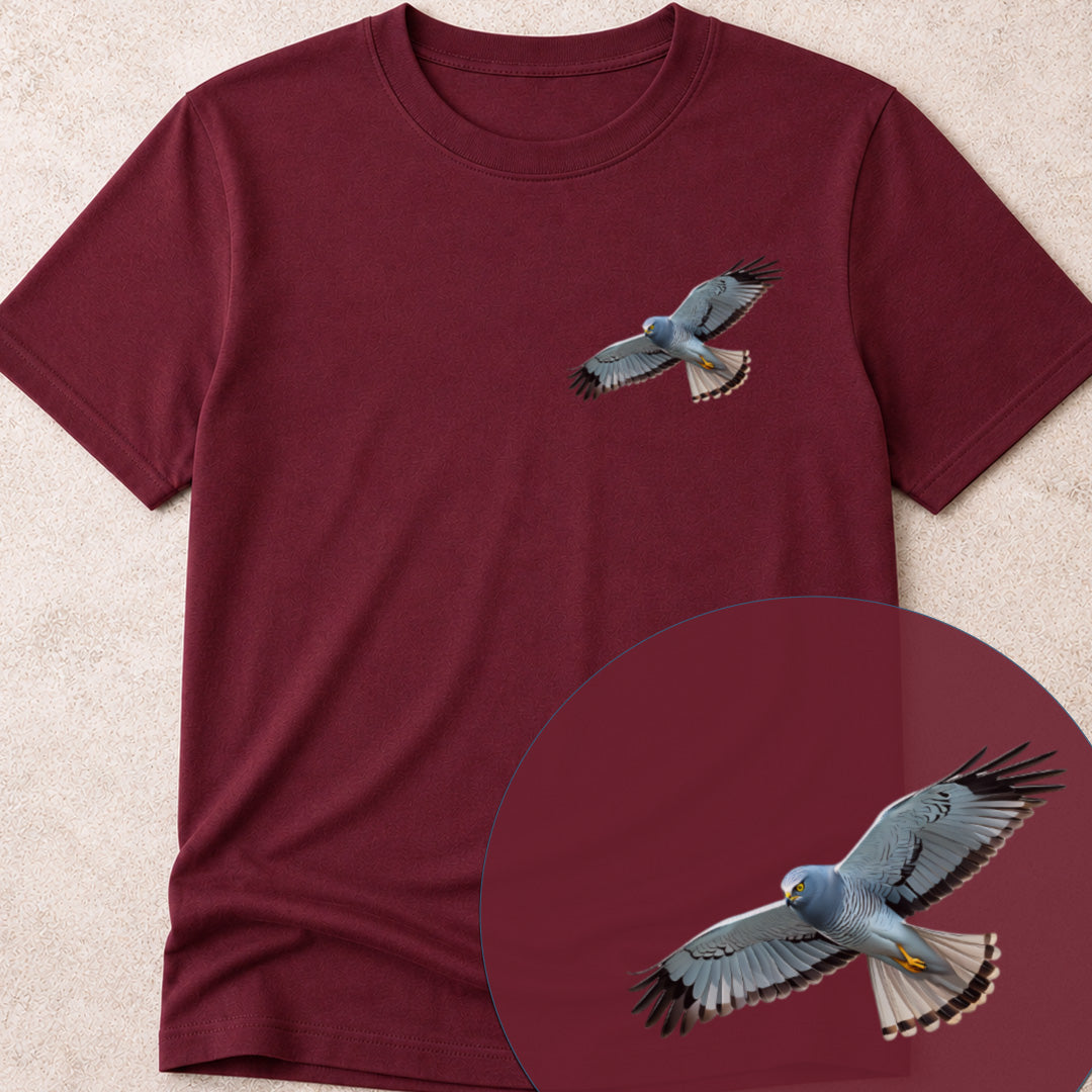 Blauwe Kiekendief Bio T‑shirt