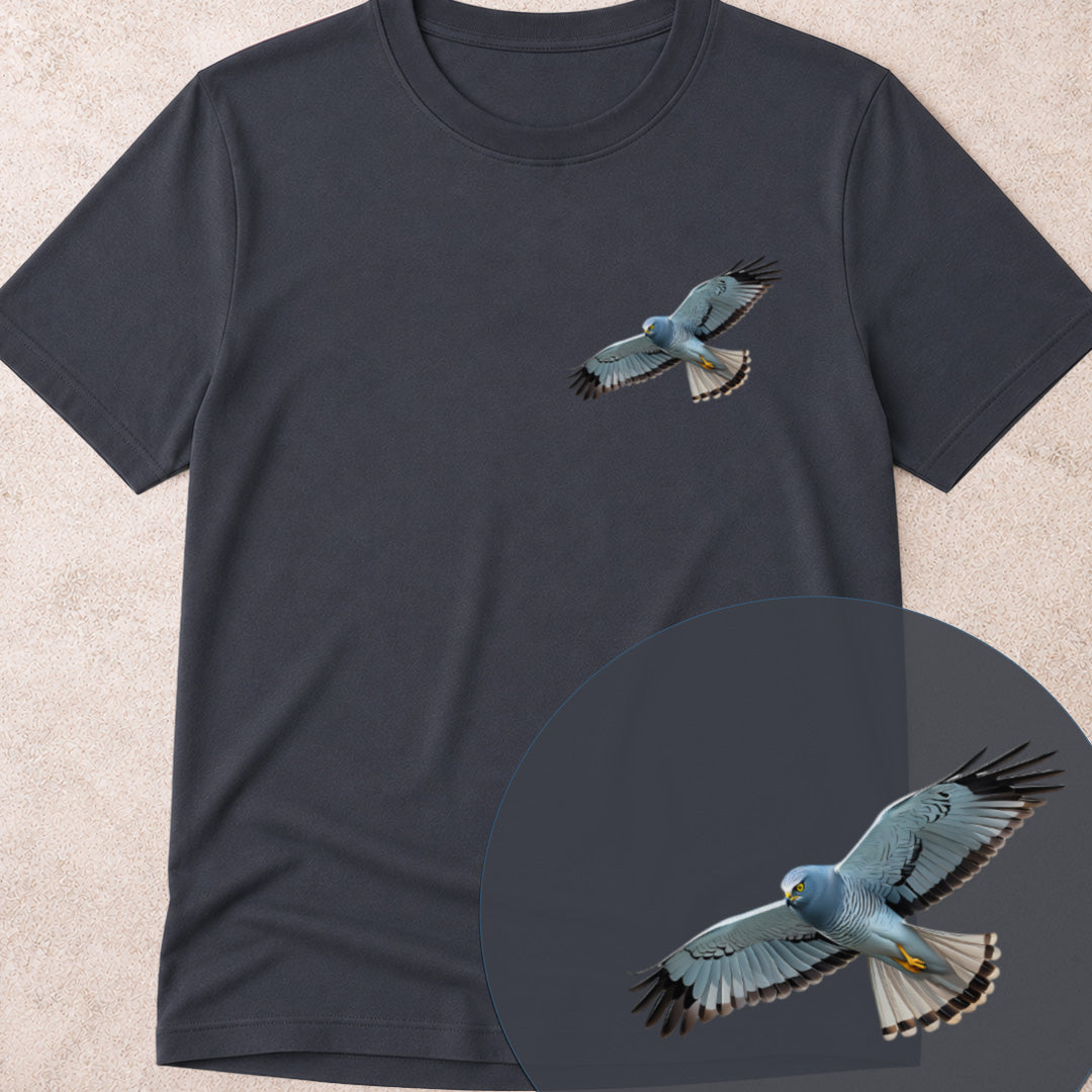 Blauwe Kiekendief Bio T‑shirt