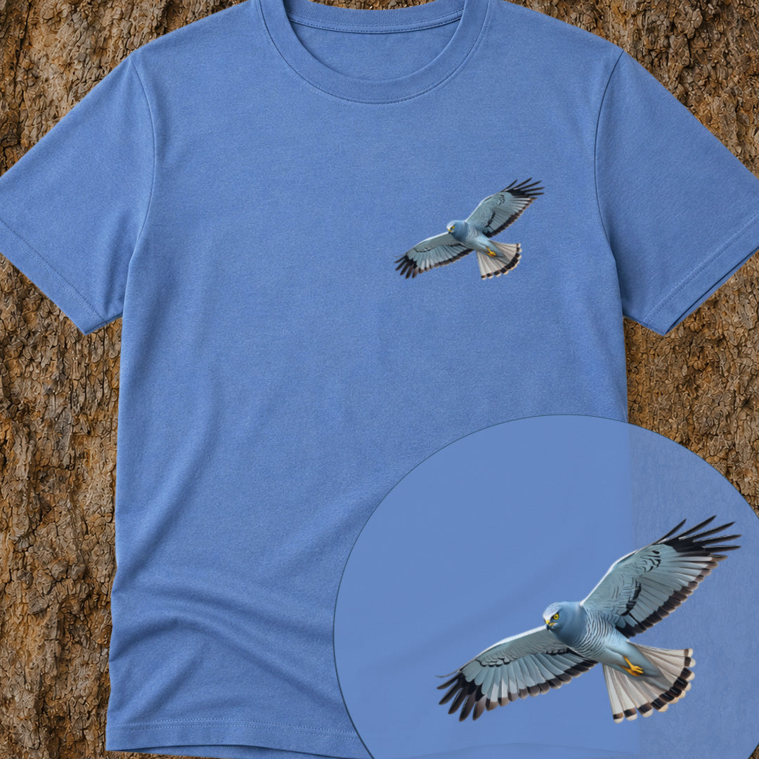 Blauwe Kiekendief Bio T‑shirt