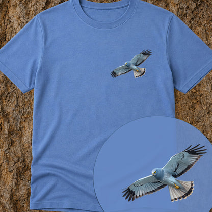 Blauwe Kiekendief Bio T‑shirt