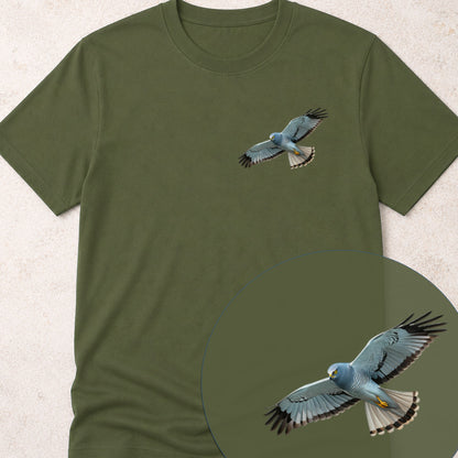 Blauwe Kiekendief Bio T‑shirt