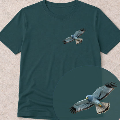 Blauwe Kiekendief Bio T‑shirt