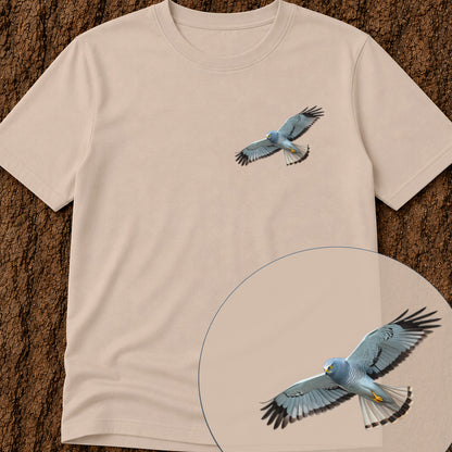 Blauwe Kiekendief Bio T‑shirt