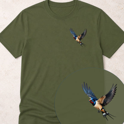 T-shirt Hirondelle rustique