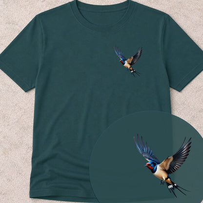 T-shirt Hirondelle rustique