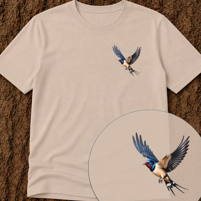 T-shirt Hirondelle rustique