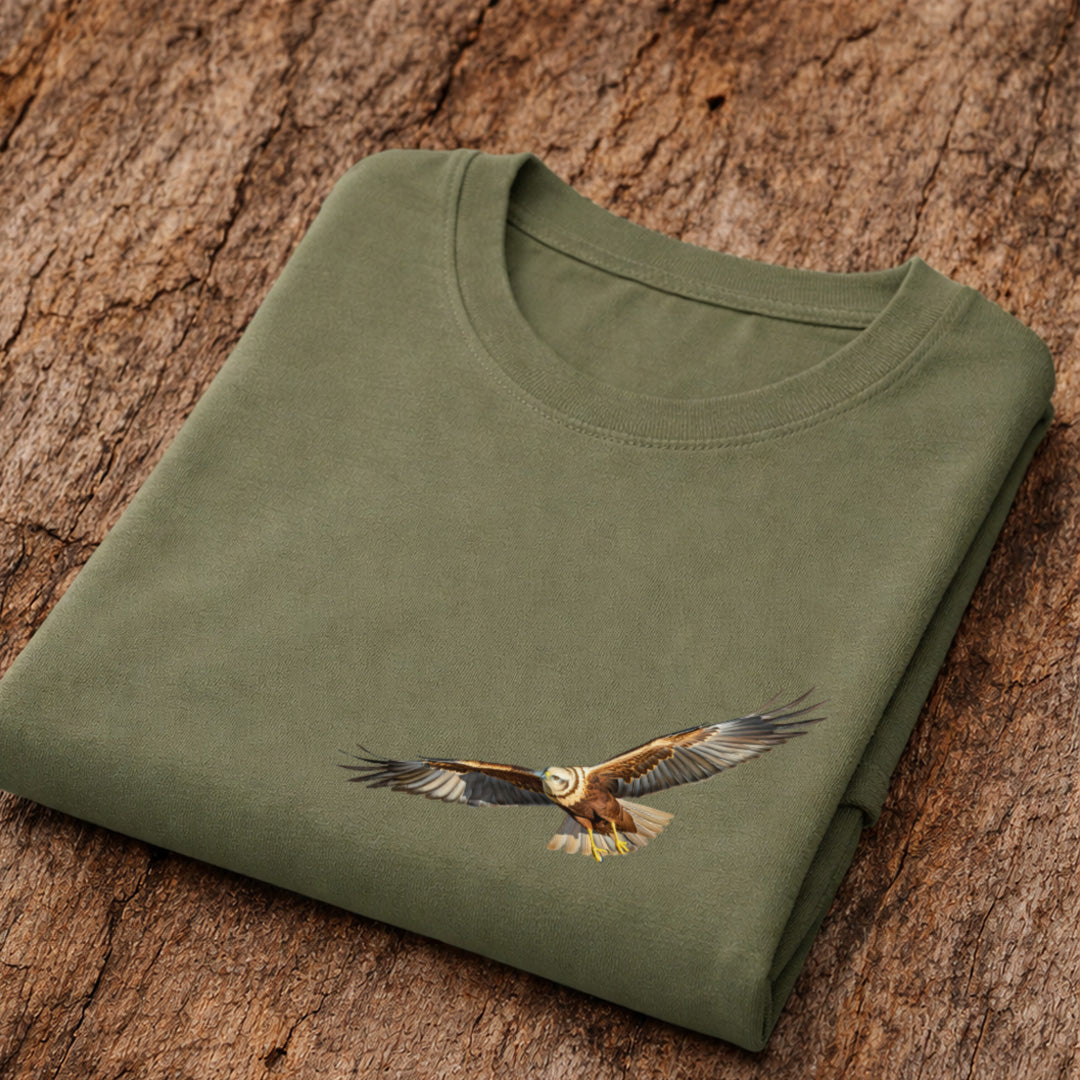 Bruine Kiekendief T‑shirt