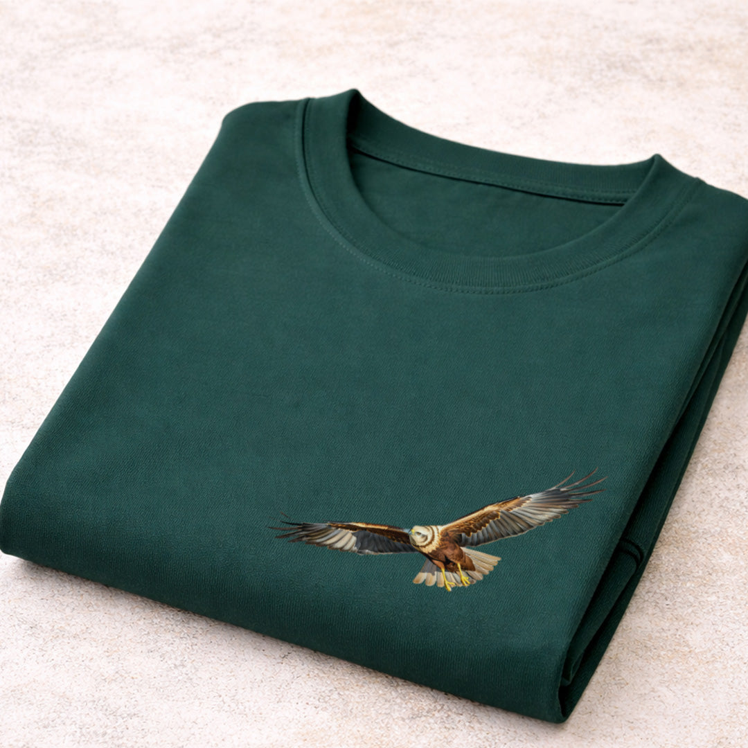 Bruine Kiekendief T‑shirt