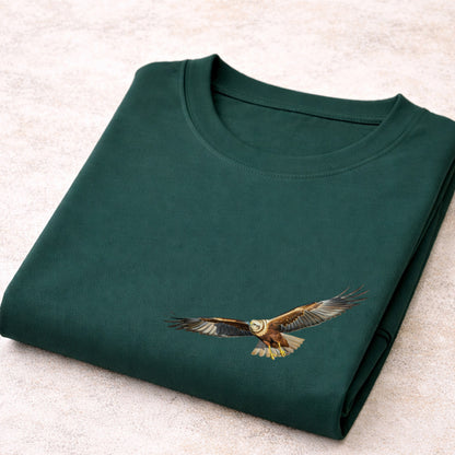 Bruine Kiekendief T‑shirt