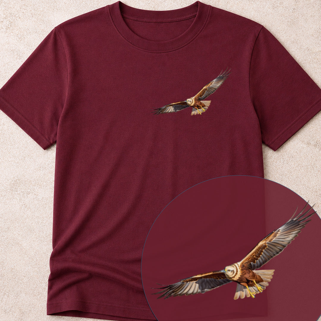 Bruine Kiekendief T‑shirt