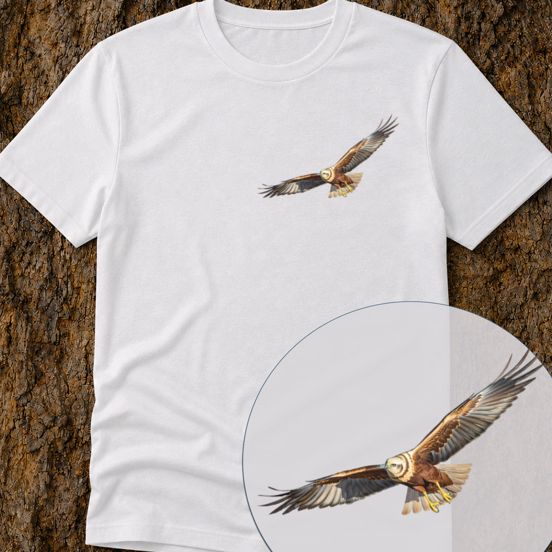 Bruine Kiekendief T‑shirt