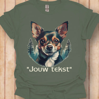 Chihuahua "jouw tekst" T‑shirt
