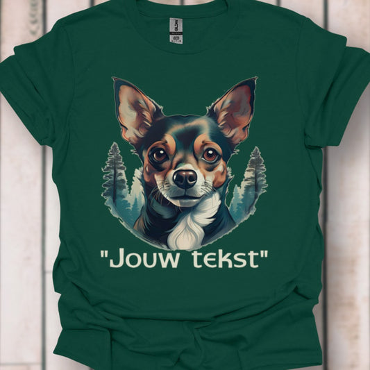 Chihuahua "jouw tekst" T‑shirt