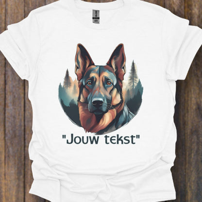 Duitse Herder "jouw tekst" T‑shirt