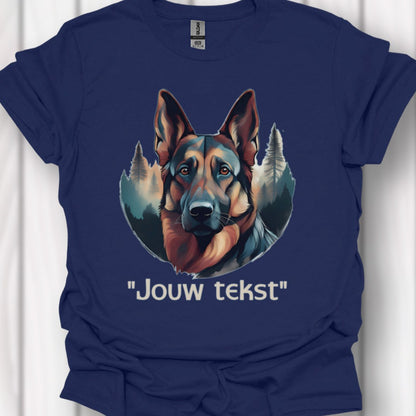 Duitse Herder "jouw tekst" T‑shirt