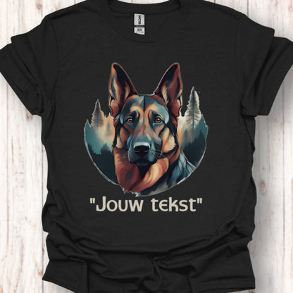 Duitse Herder "jouw tekst" T‑shirt