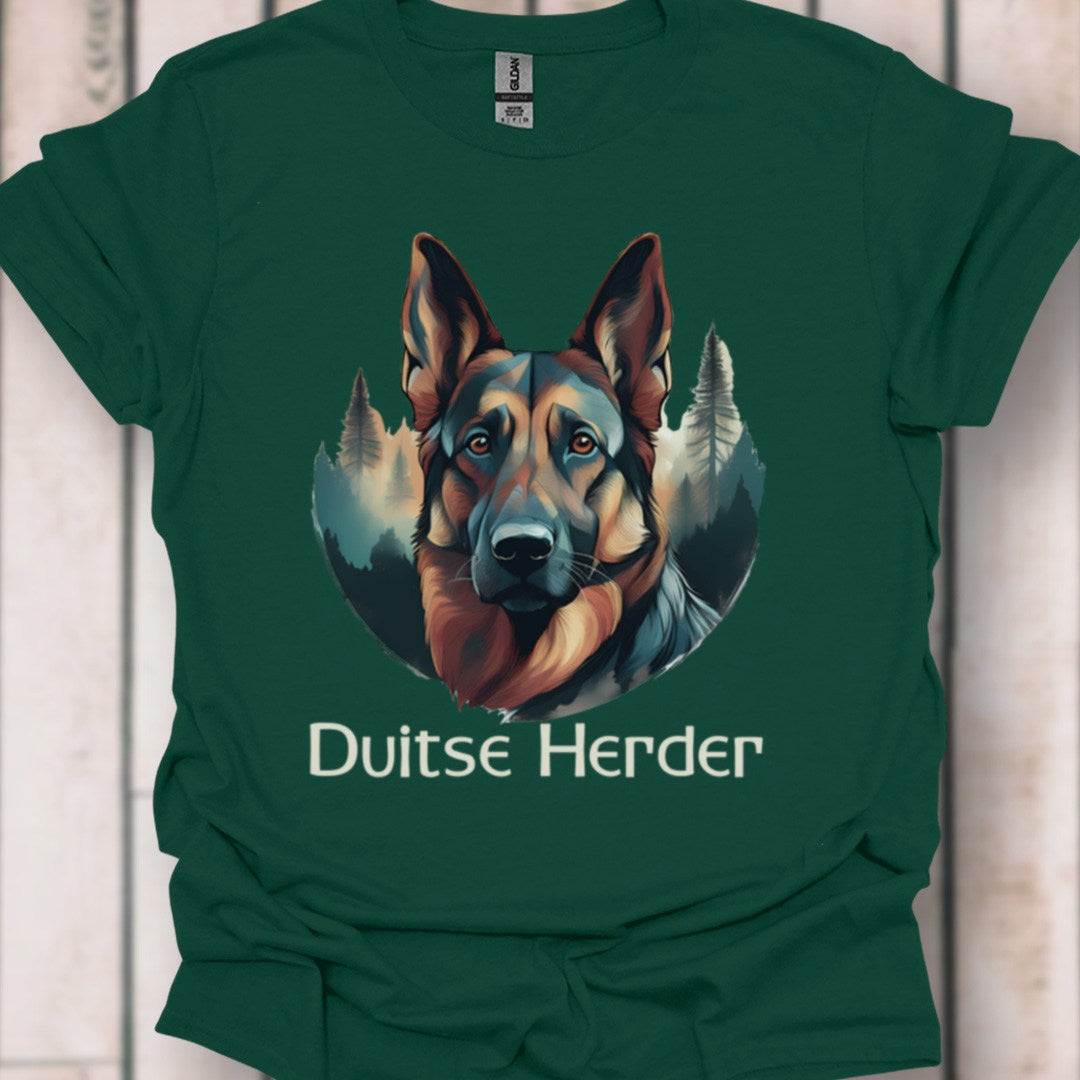 Duitse Herder met rasnaam T‑shirt