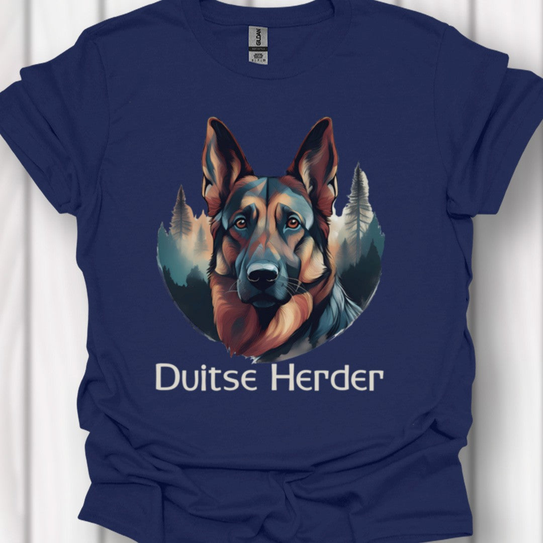 Duitse Herder met rasnaam T‑shirt
