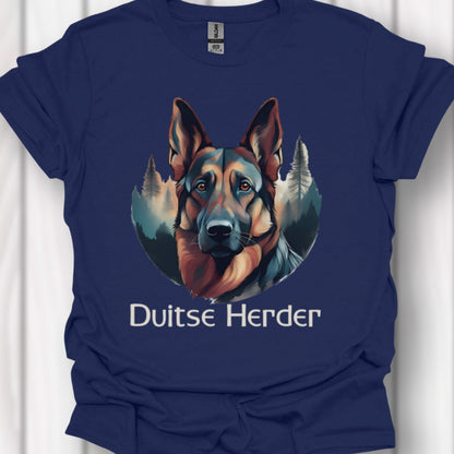 Duitse Herder met rasnaam T‑shirt