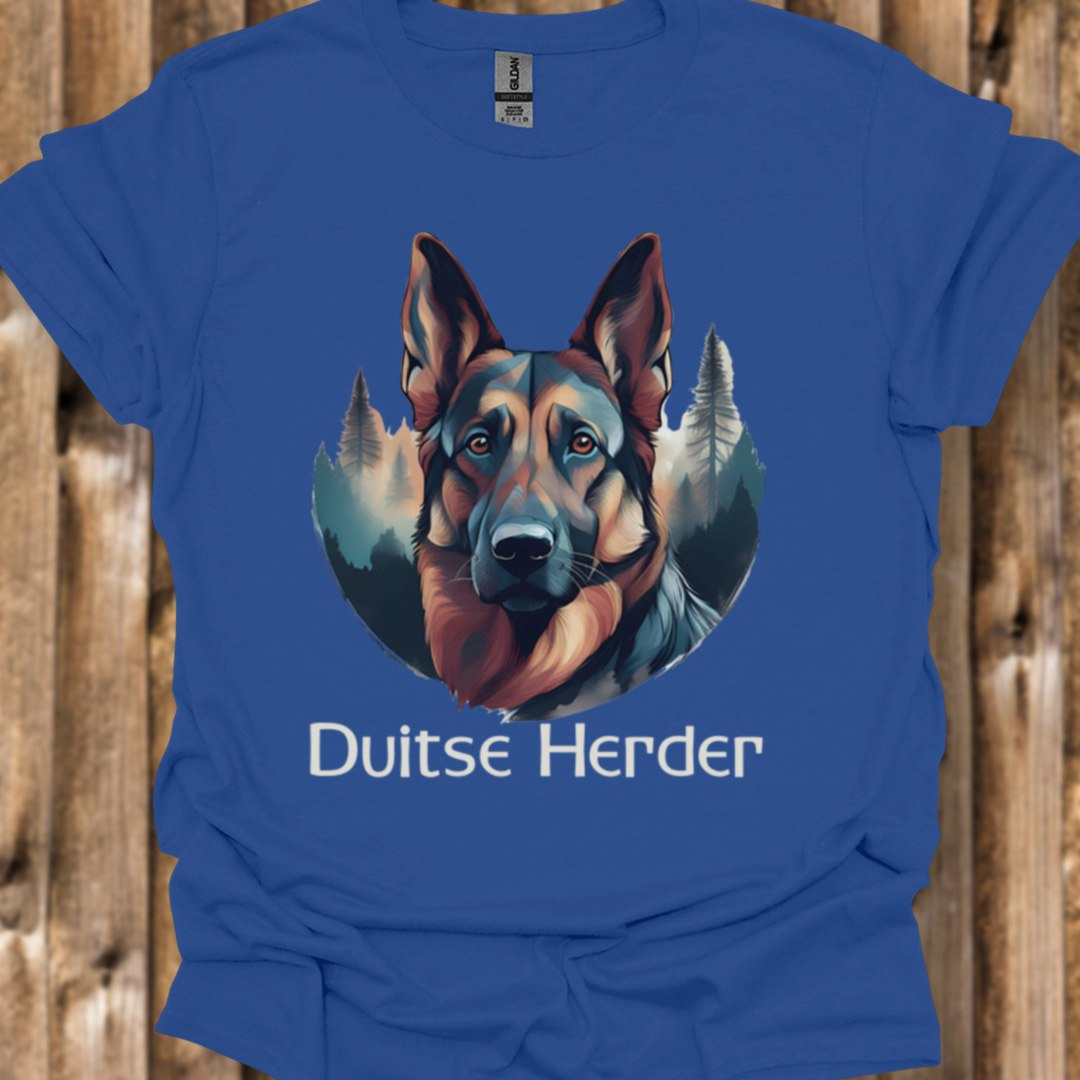 Duitse Herder met rasnaam T‑shirt