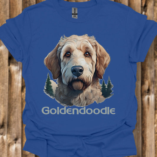 Goldendoodle met rasnaam T‑shirt