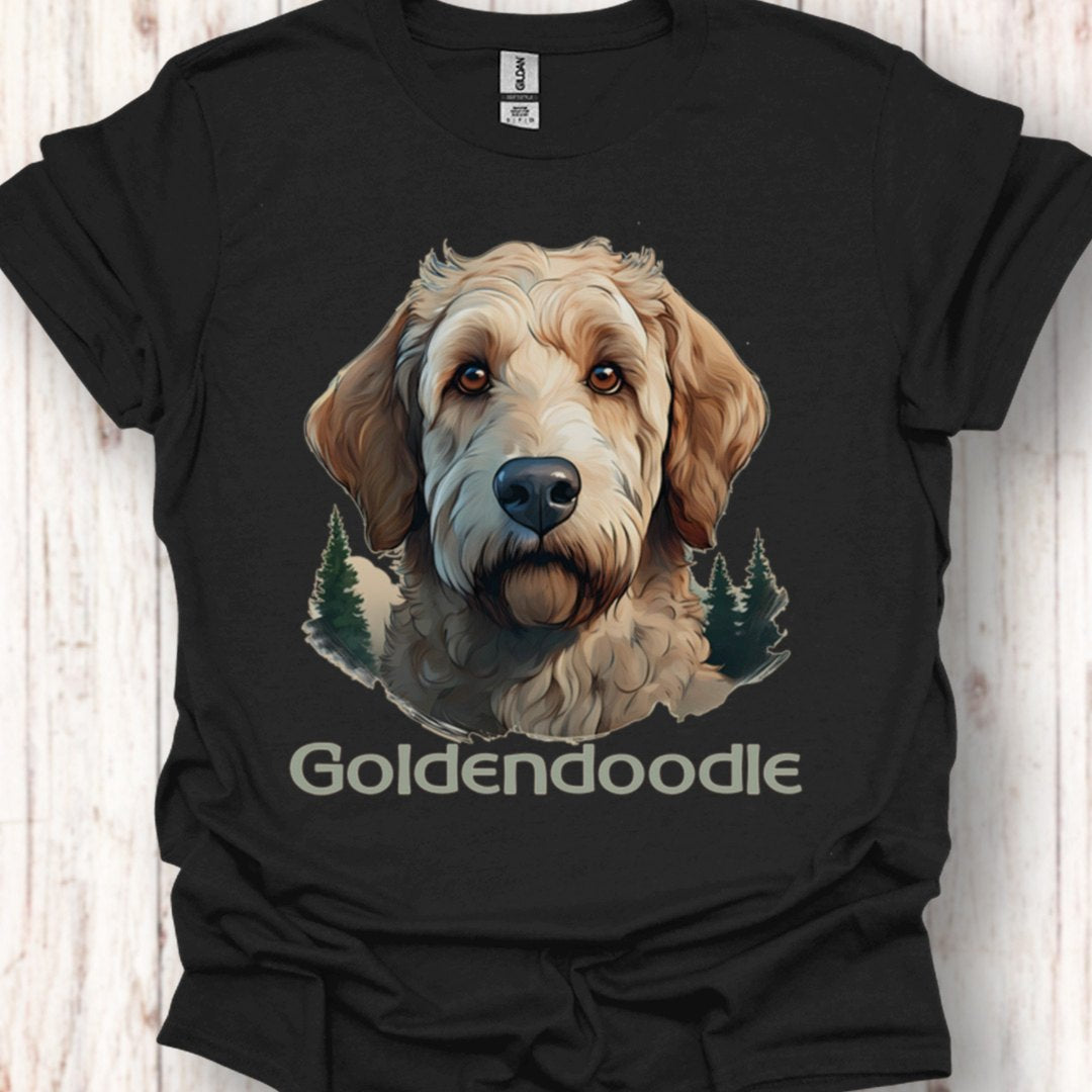 Goldendoodle met rasnaam T‑shirt
