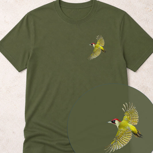Groene Specht Bio T-shirt