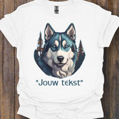 Husky "jouw tekst"T‑shirt