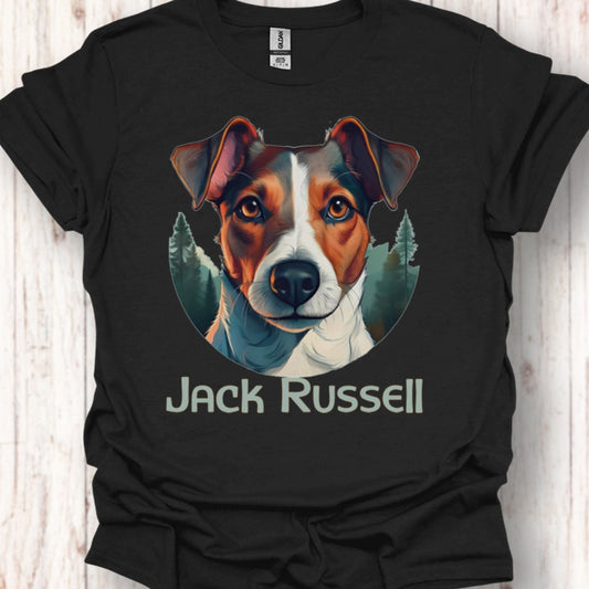 Jack Russell met rasnaam T‑shirt