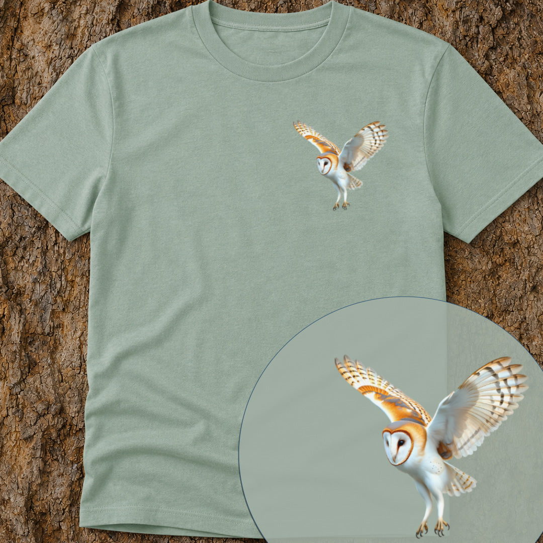 Kerkuil jagend Bio T‑Shirt