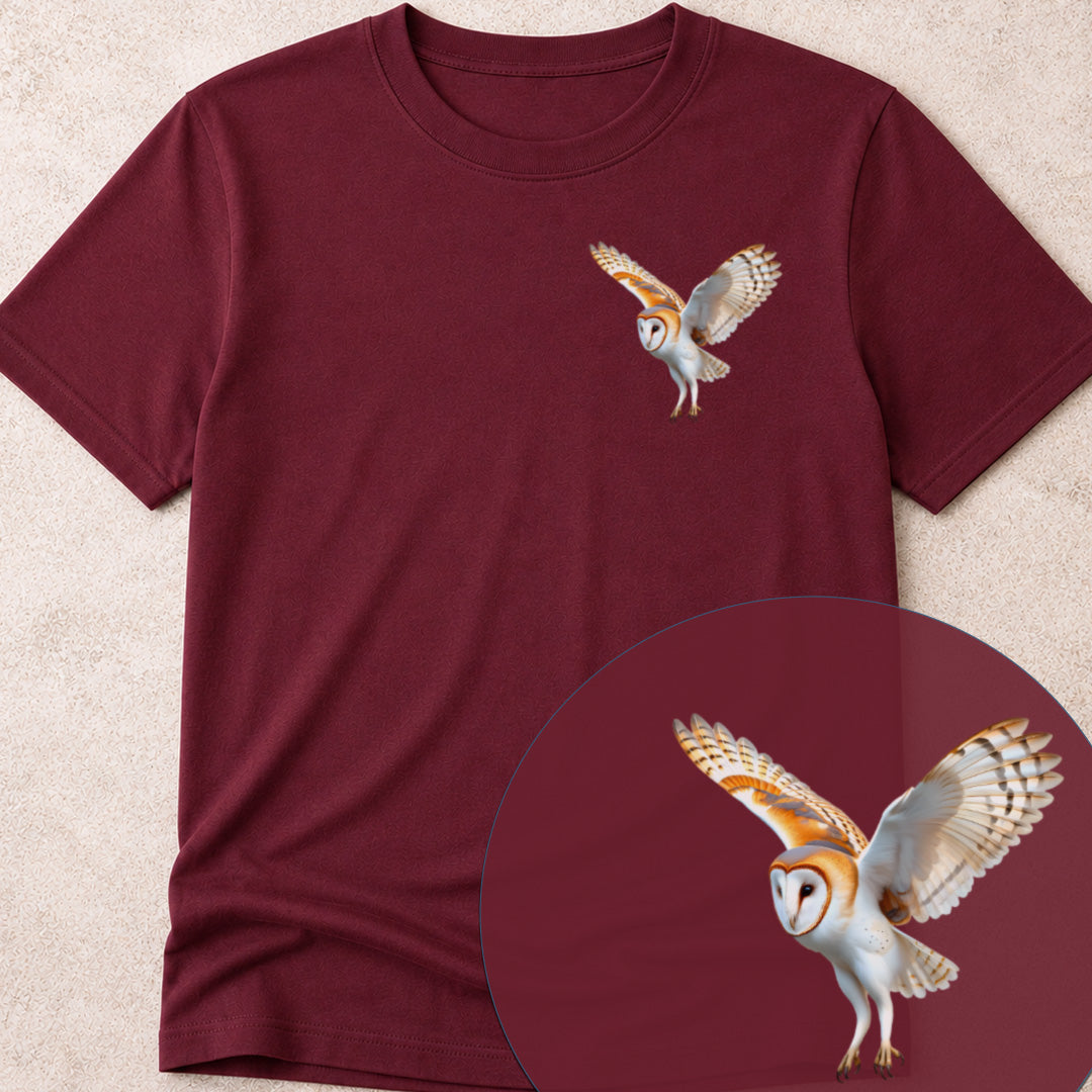 Kerkuil jagend Bio T‑Shirt