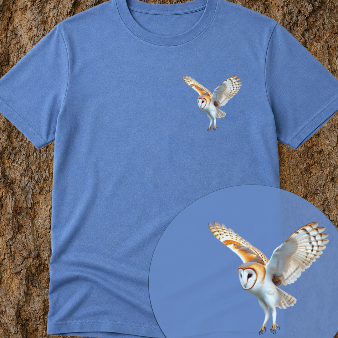 Kerkuil jagend Bio T‑Shirt