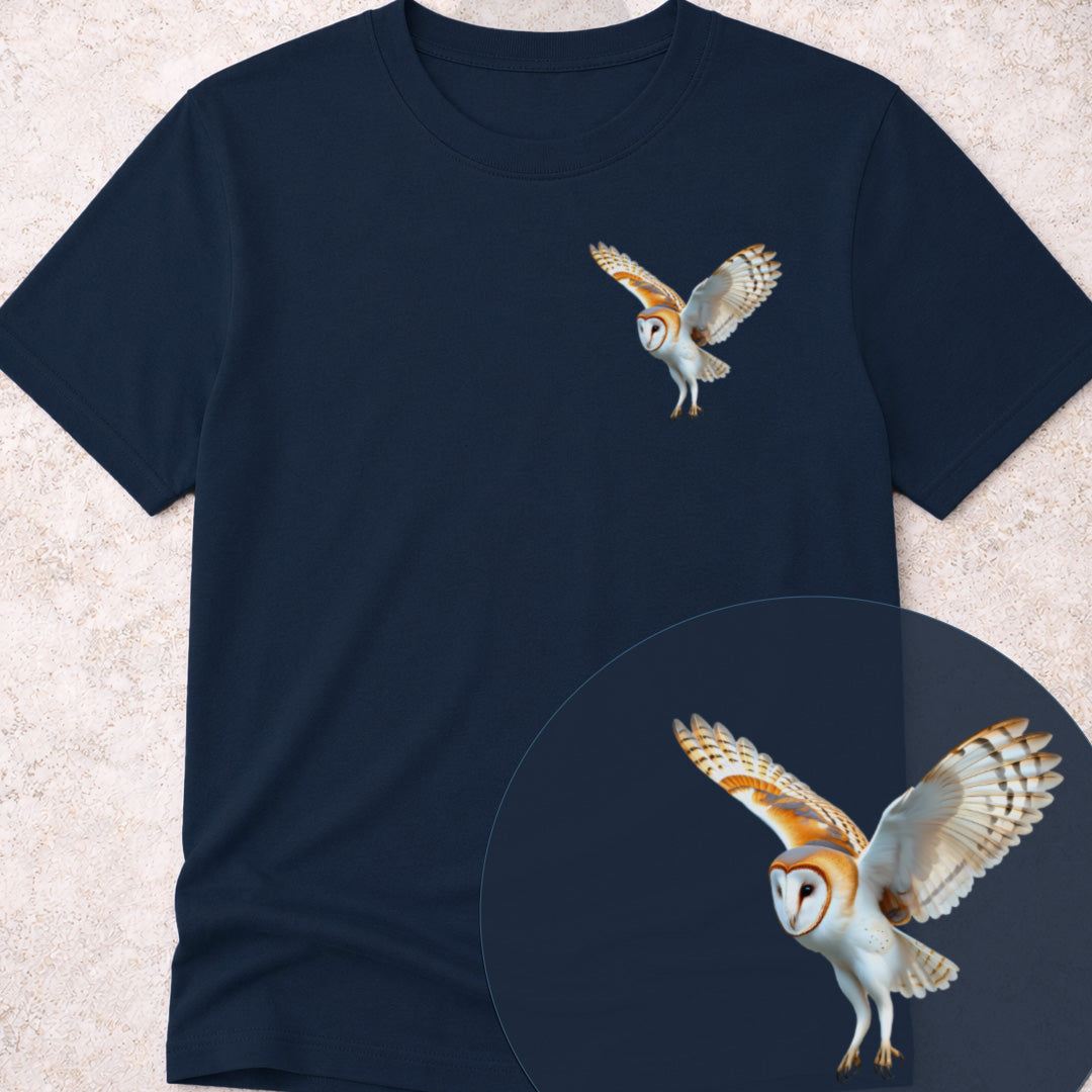Kerkuil jagend Bio T‑Shirt