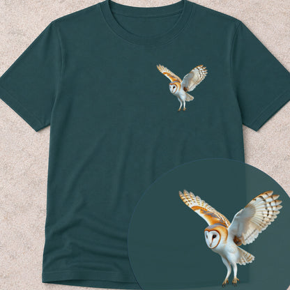 Kerkuil jagend Bio T‑Shirt
