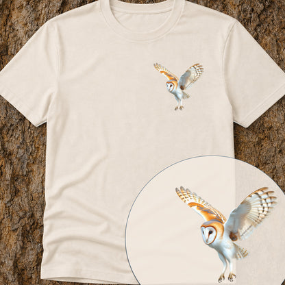 Kerkuil jagend Bio T‑Shirt