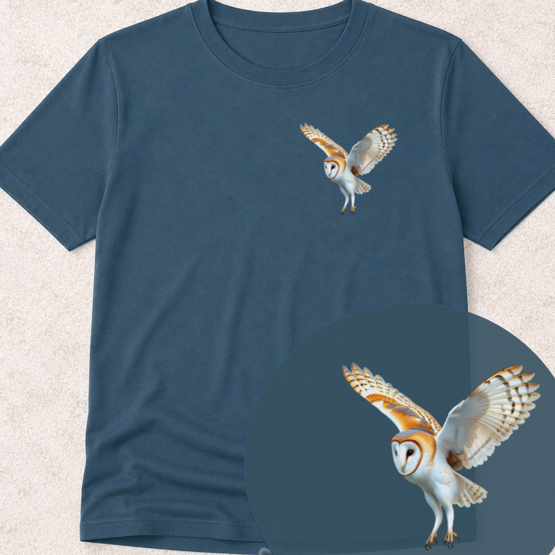 Kerkuil jagend Bio T‑Shirt
