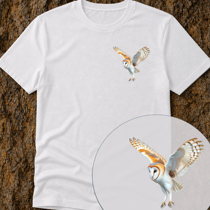 Kerkuil jagend Bio T‑Shirt
