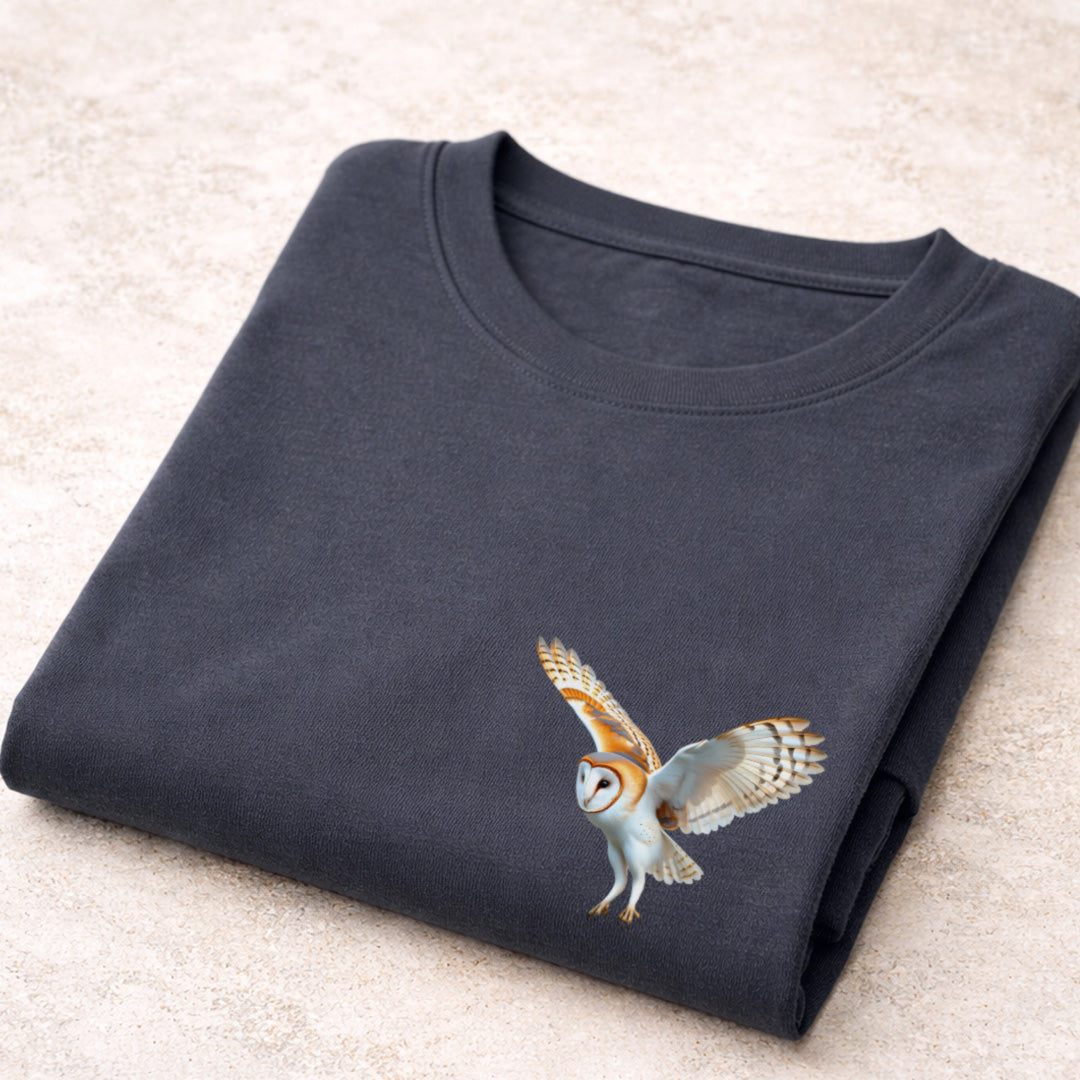 Kerkuil jagend T‑Shirt