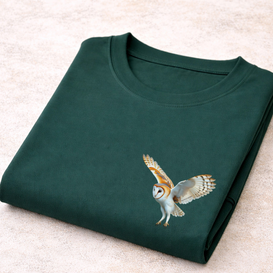 Kerkuil jagend T‑Shirt