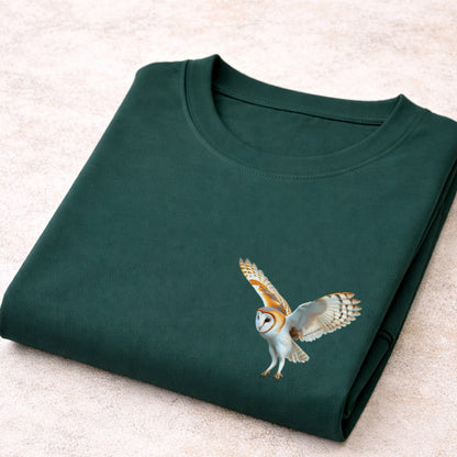 Kerkuil jagend T‑Shirt