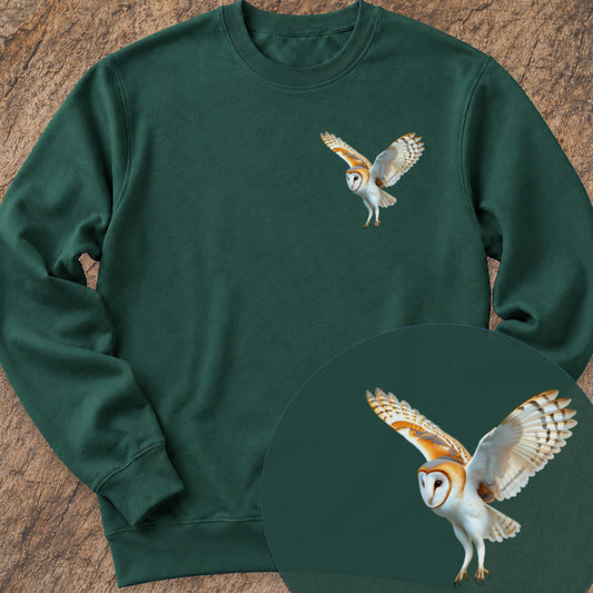 Kerkuil jagend Sweatshirt