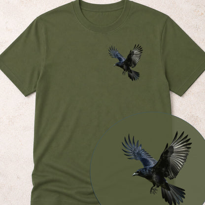 T-shirt Corneille noire en vol