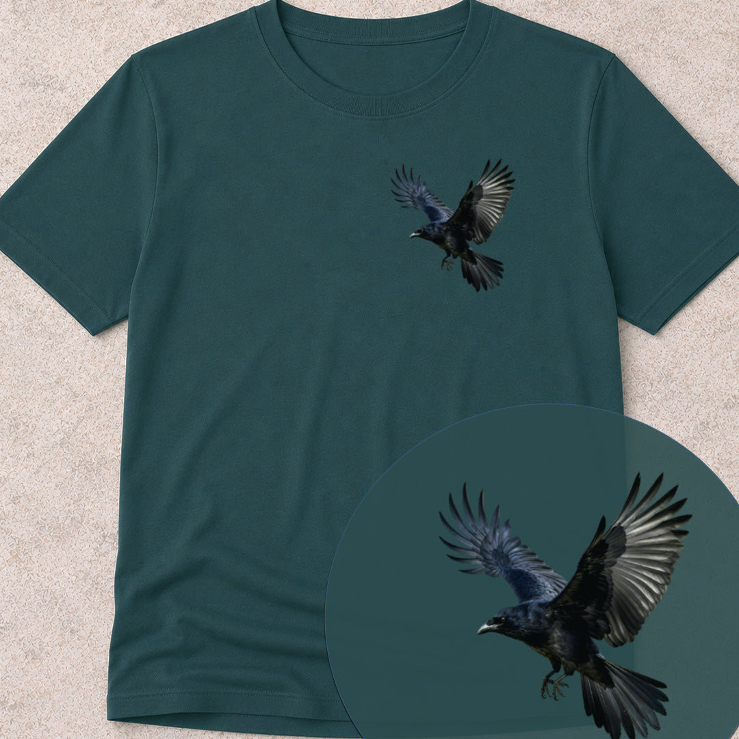 T-shirt Corneille noire en vol
