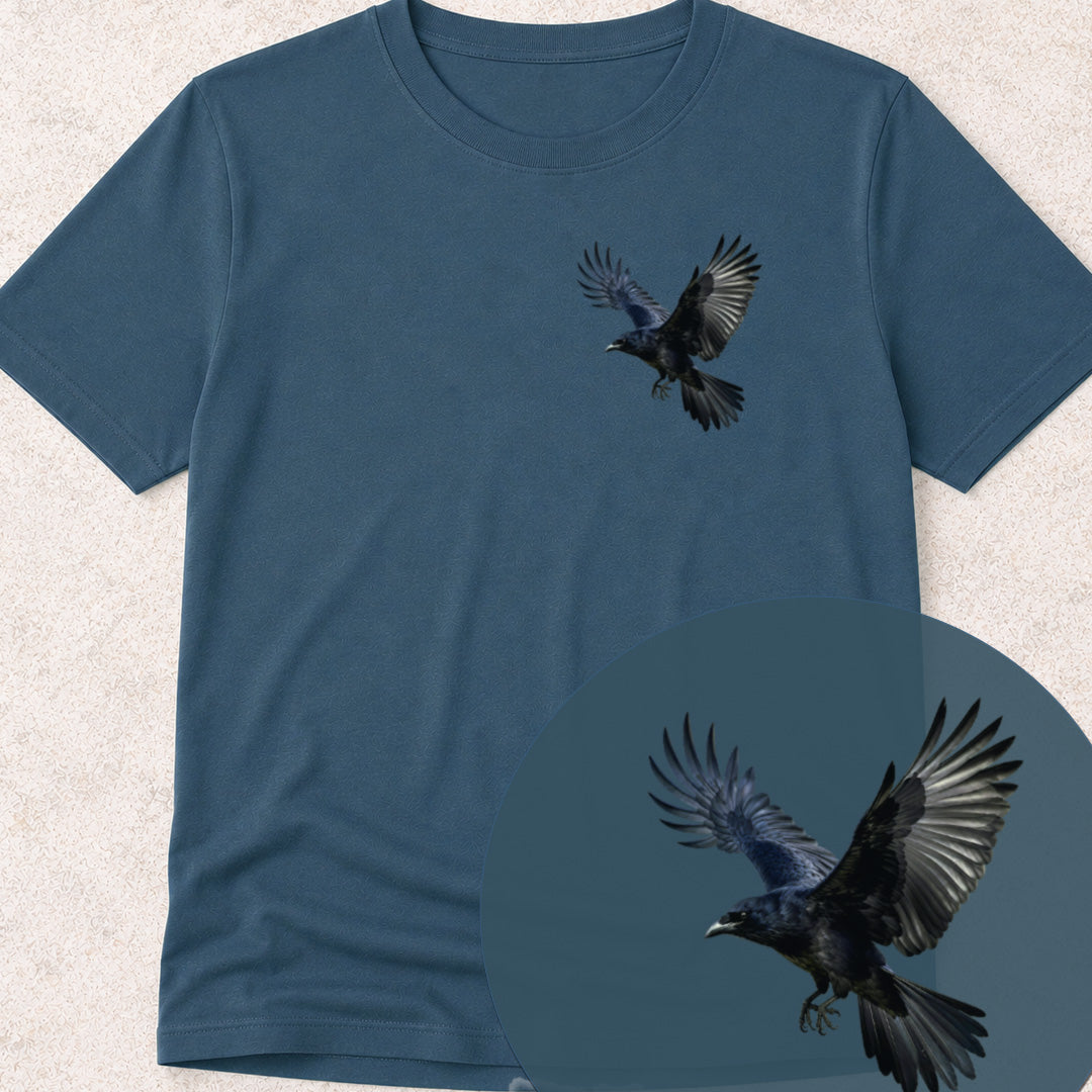 T-shirt Corneille noire en vol