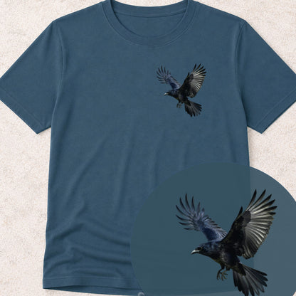 T-shirt Corneille noire en vol