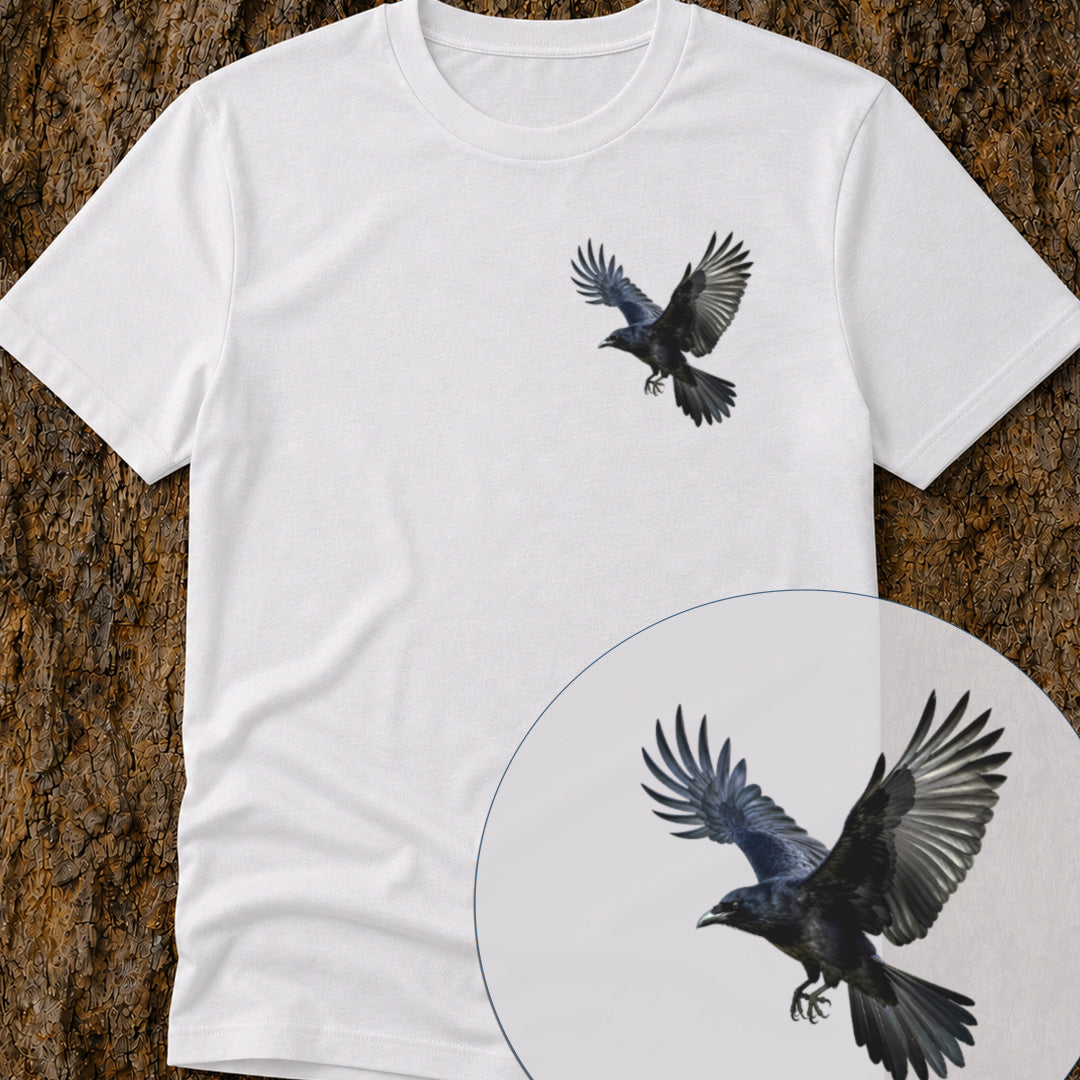 T-shirt Corneille noire en vol