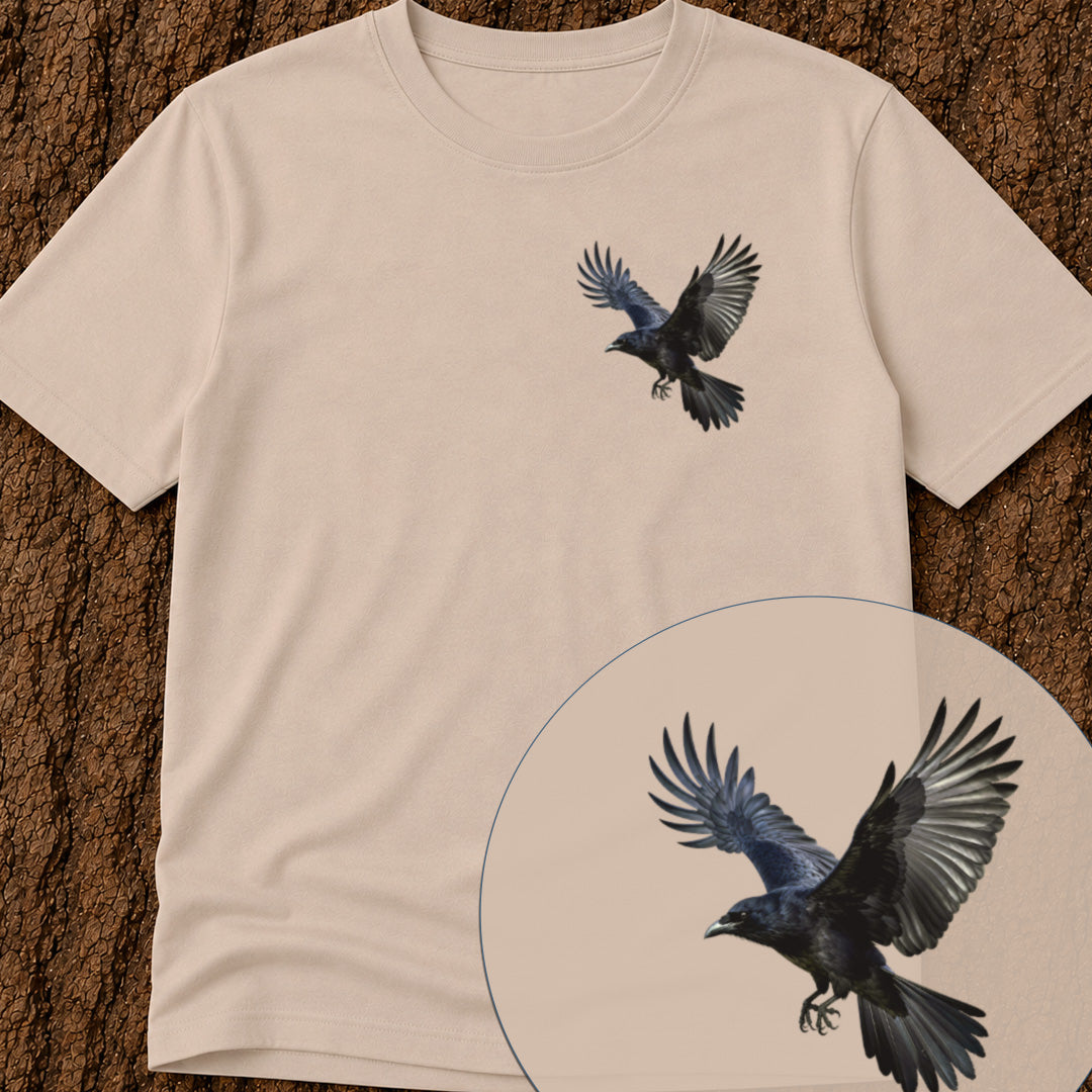 T-shirt Corneille noire en vol