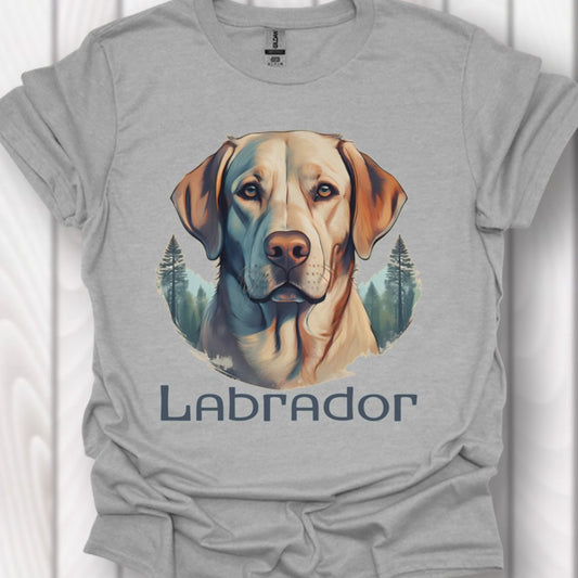 Labrador met rasnaam T‑shirt