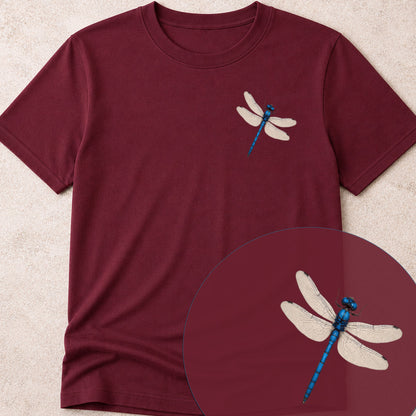 Blauwe libelle Bio T‑Shirt