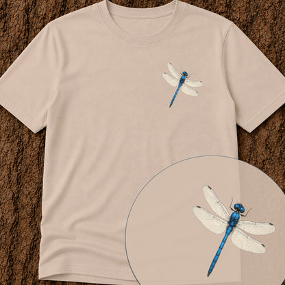 Blauwe libelle Bio T‑Shirt